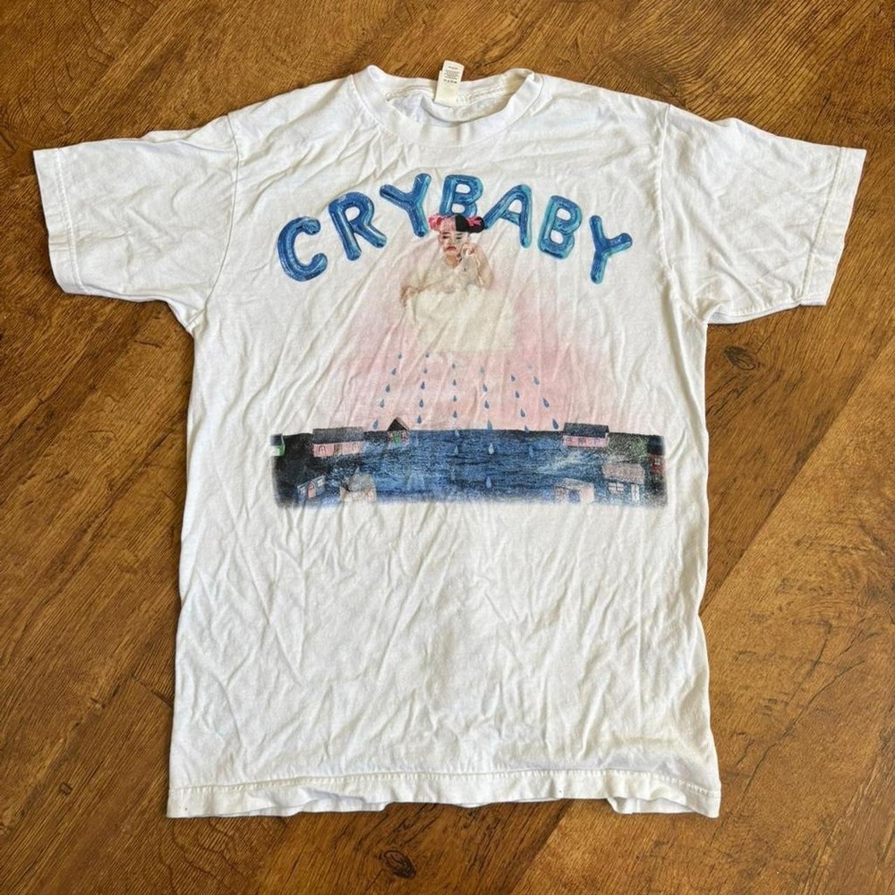 Melanie Martinez Cry Baby Graphic T-Shirt White Medium Tultex 202 Alt Pop Mens